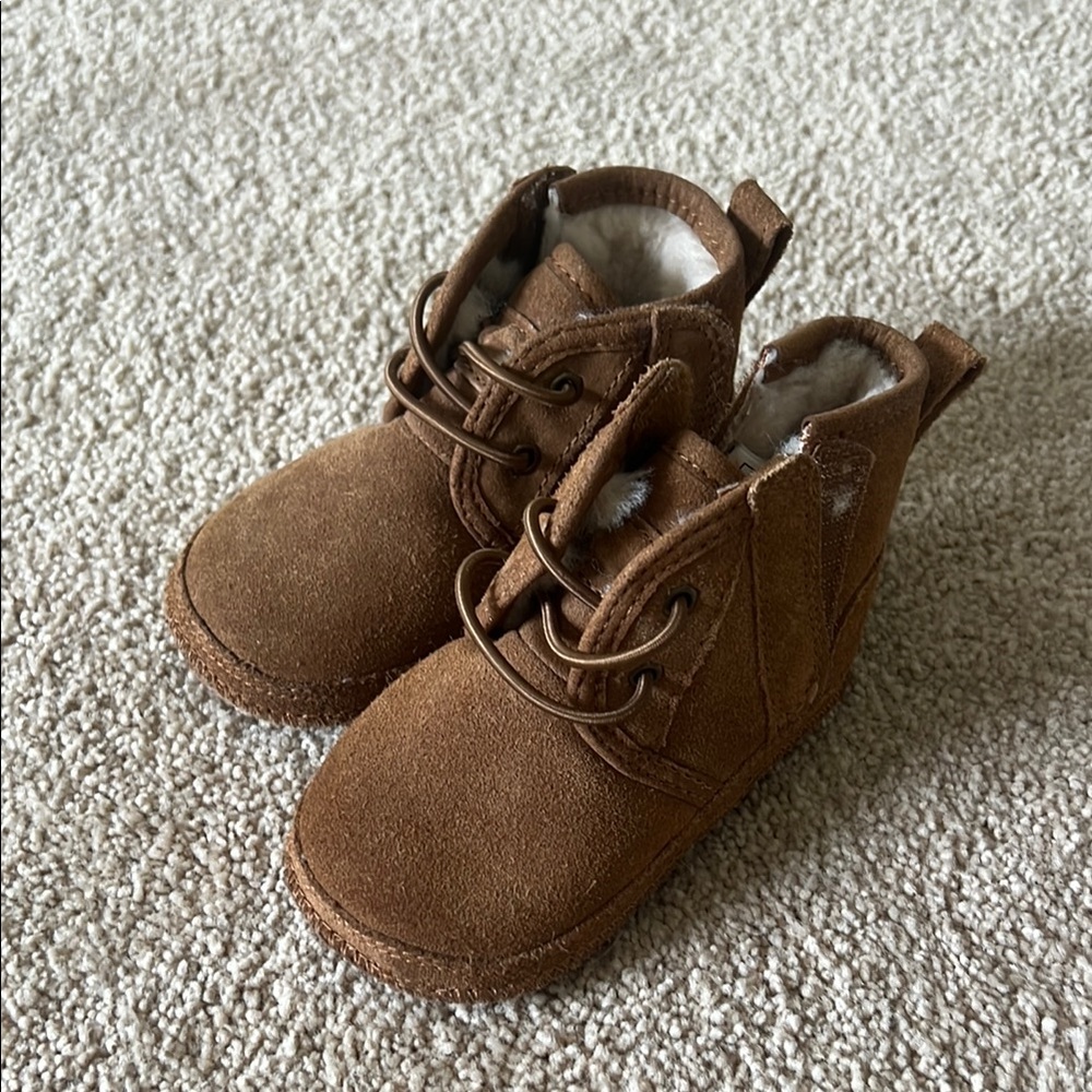 UGG Tan Suede Kids Boots